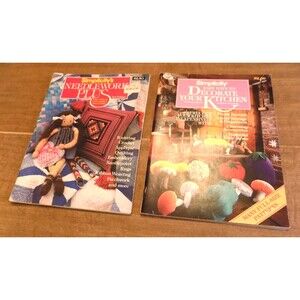 Vtg Simplicity Sewing Guide Books with Full Size Patterns Needleworking 1980s